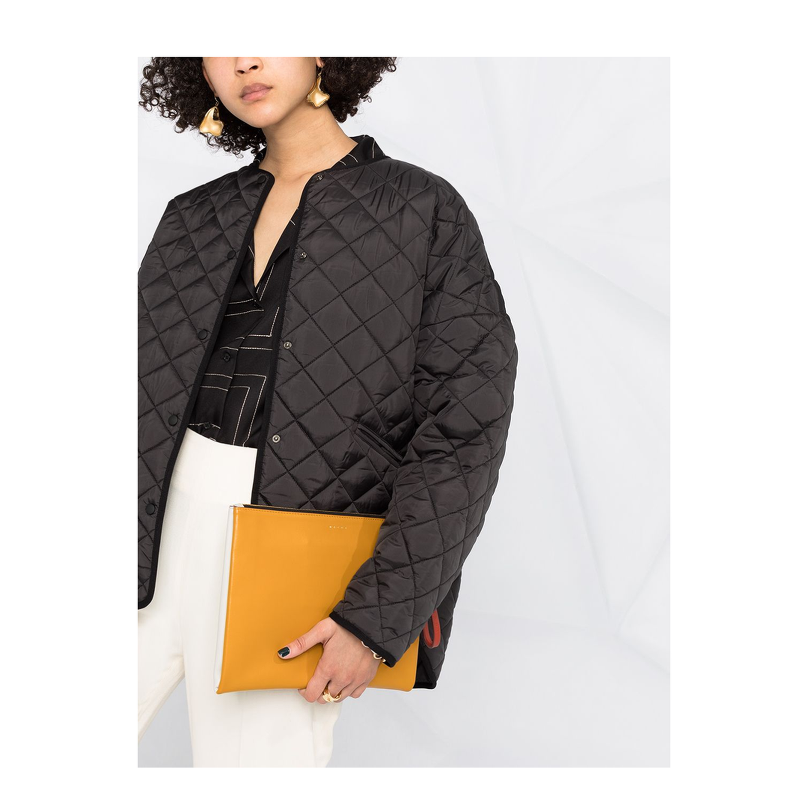 Quilted Jacket - Black