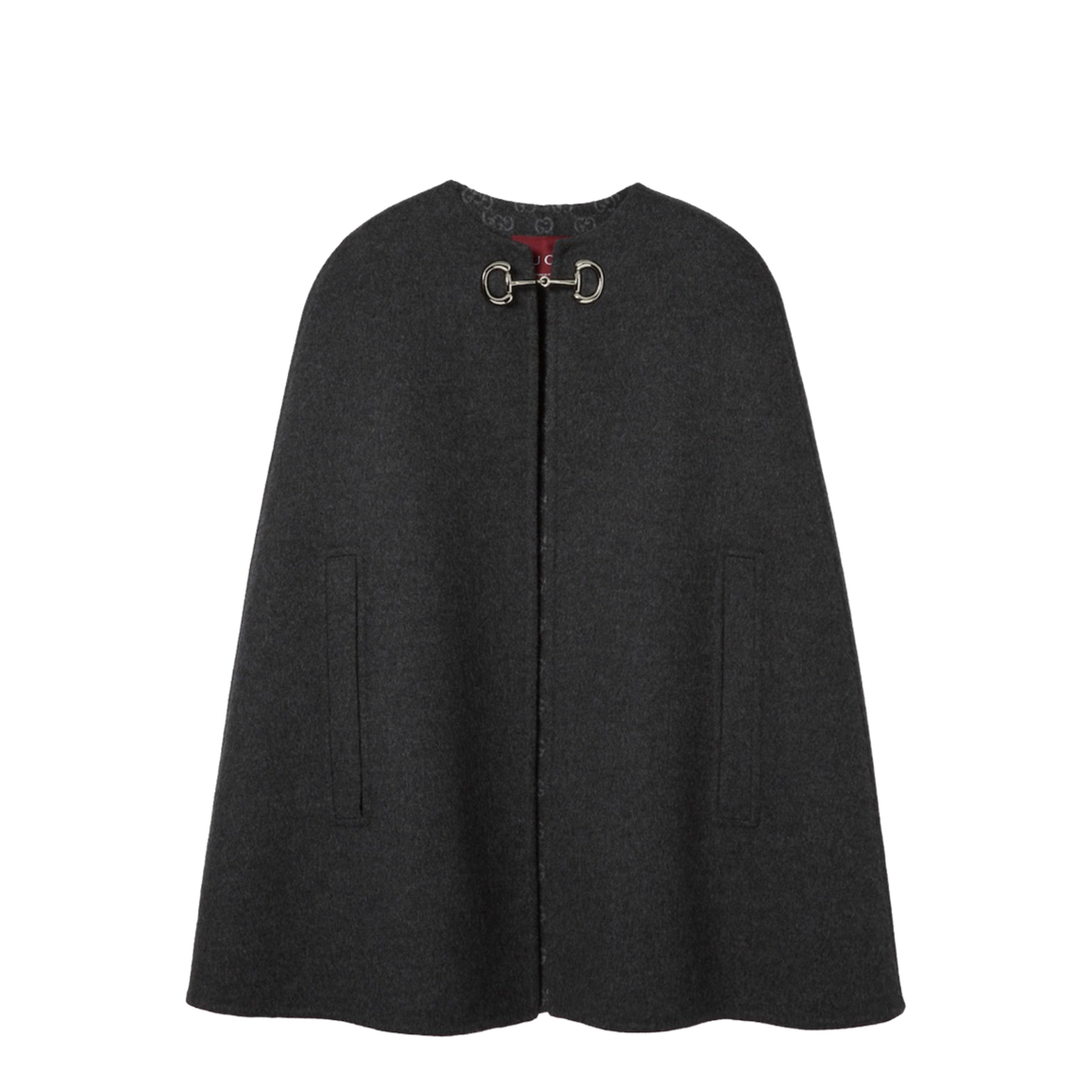 Wool and Silk Cape with Clamp