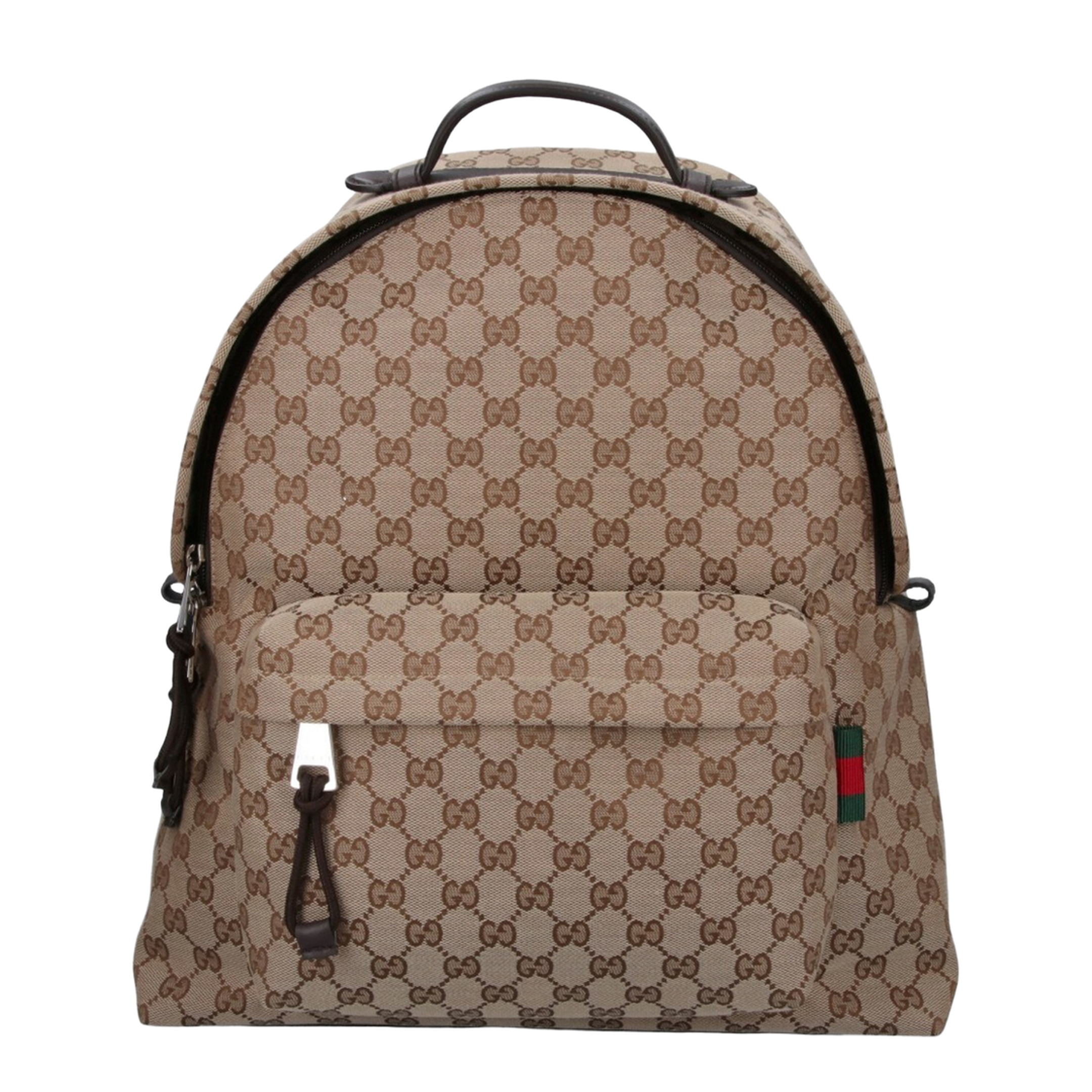 GG Canvas Medium Canvas Backpack - Beige