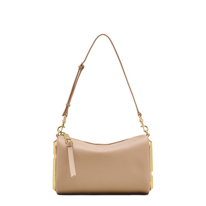 Snapshot Small Full Grain Leather Shoulder Bag - Camel