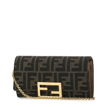 Continental With Chain Fabric Brown