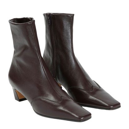 Nevada Ankle Stretch Leather Boot
