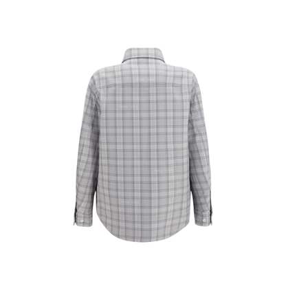 MAYFEYR - Off-White - Padded Flannel Jacket - OMES01FF26FAB00100050