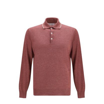 MAYFEYR - Brunello Cucinelli - Lightweight Cashmere Silk And Hemp Knit Polo - MHS805905