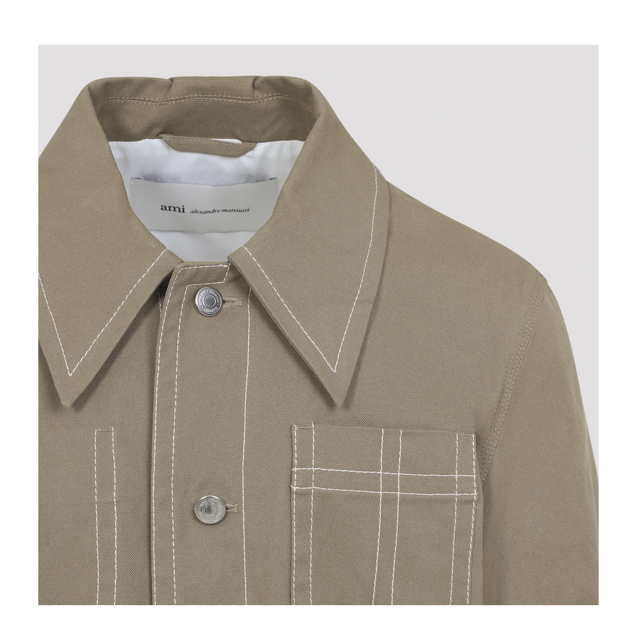 MAYFEYR - Ami Paris - Worker Buttoned Jacket - UJK874CO0211A036
