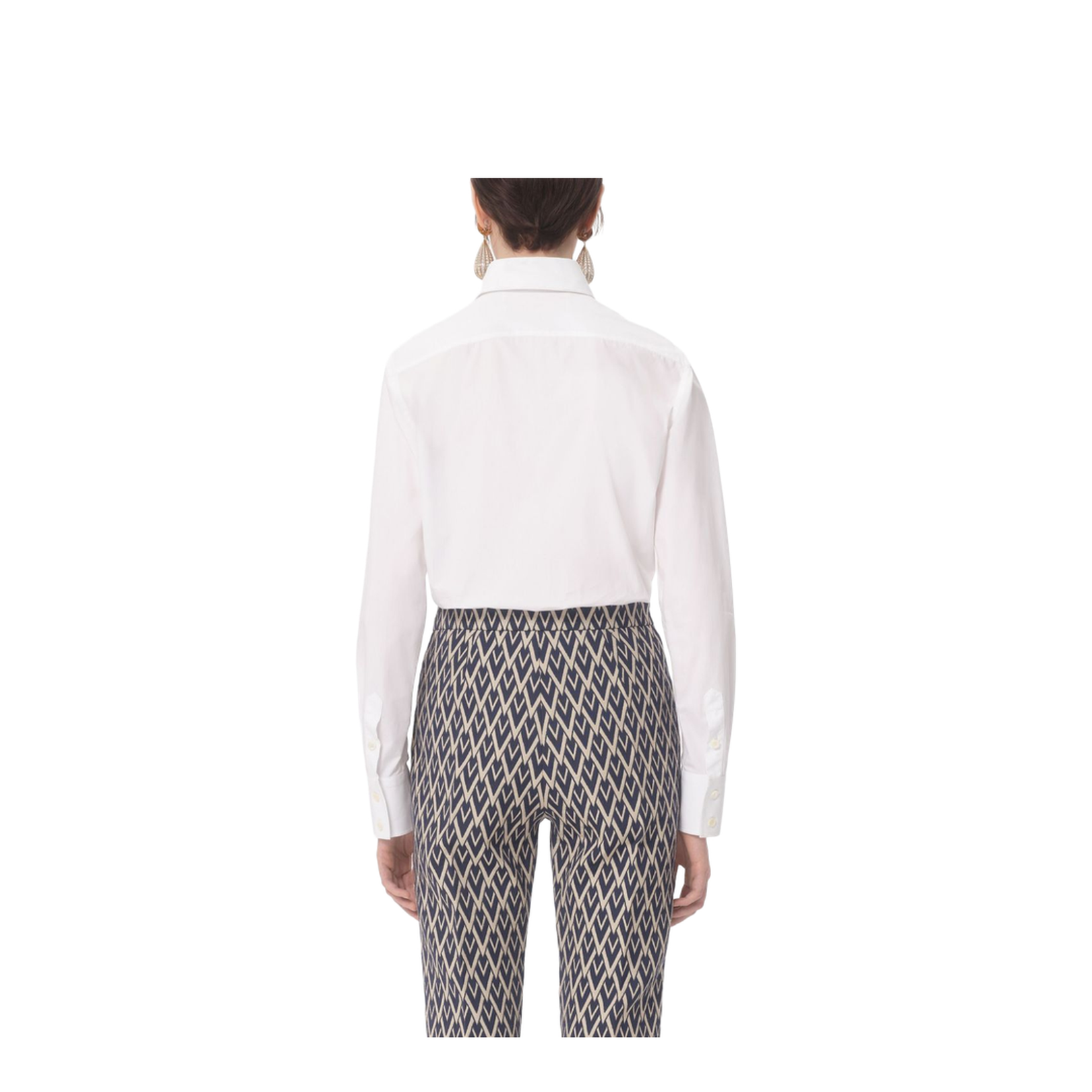 Cotton Shirt In White