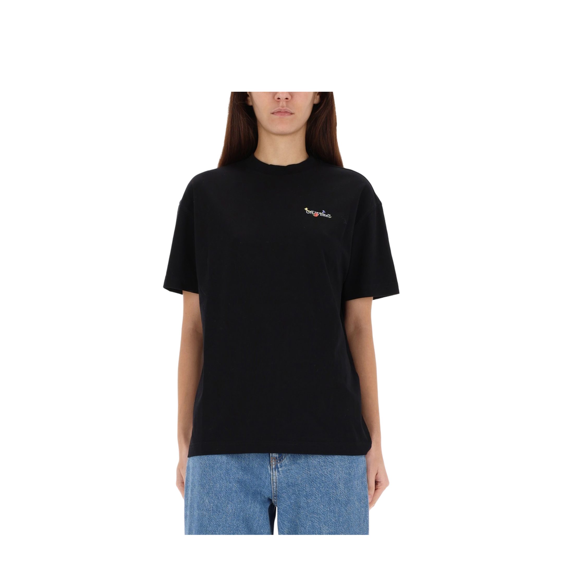 Arrow Glass Flower Regular Logo T-Shirt