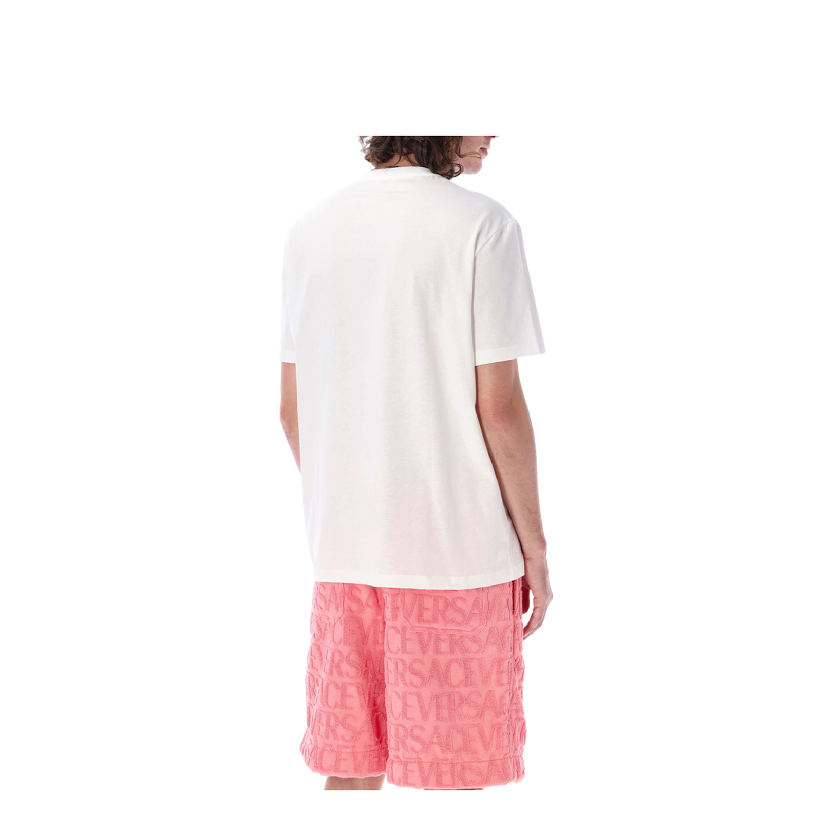 Logo Embroidery T-shirt In White