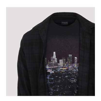 Layered Shirt in Black