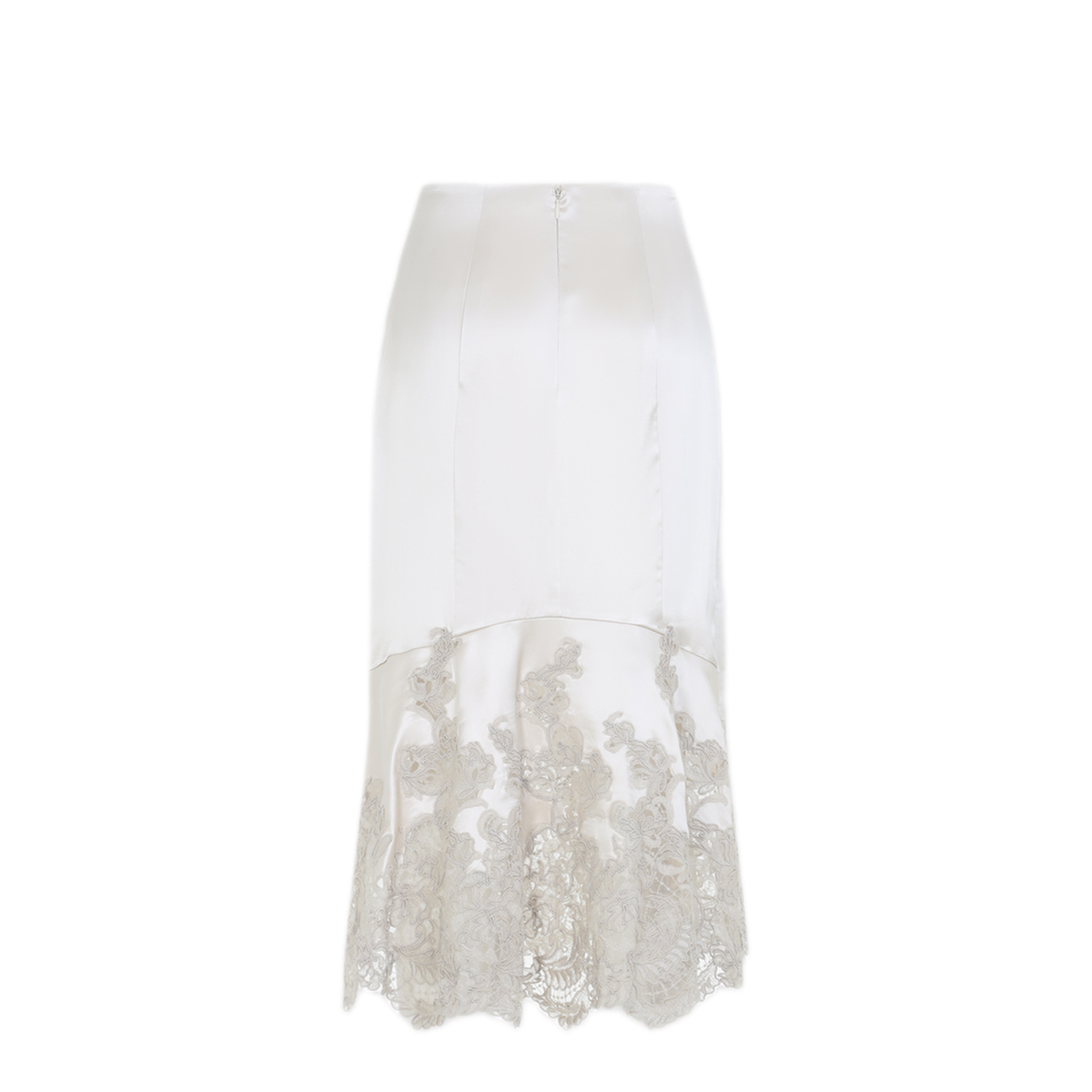 MAYFEYR - Ermanno Scervino - Oatmeal Midi Skirt - D492O741APNXE30401