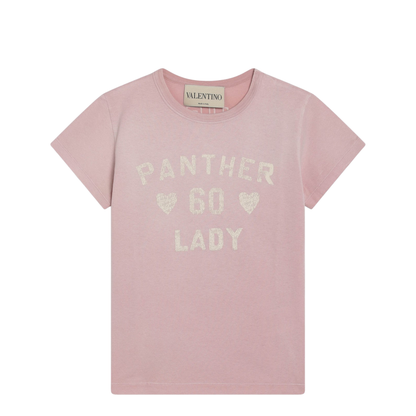 Printed Cotton T-Shirt Pink