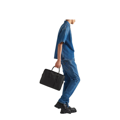 Saffiano Leather Briefcase