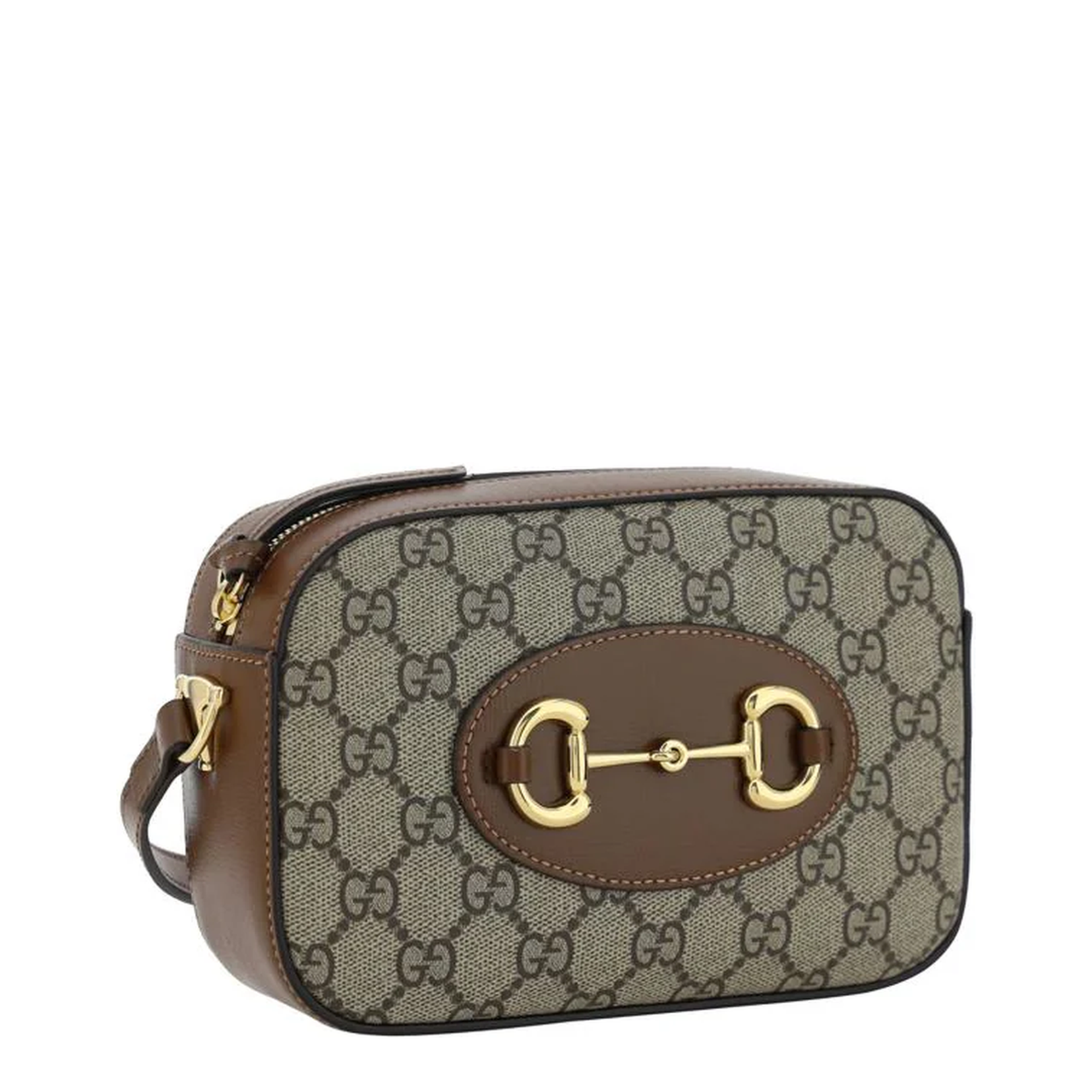 Horsebit 1955 Small Leather Shoulder Bag - Brown