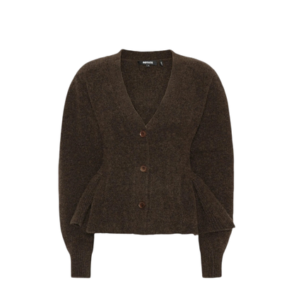 MAYFEYR - Rotate - Knit Peplum Cardigan - 1166181667
