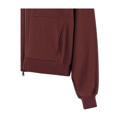 Shiny Flap Detail Sweatshirt