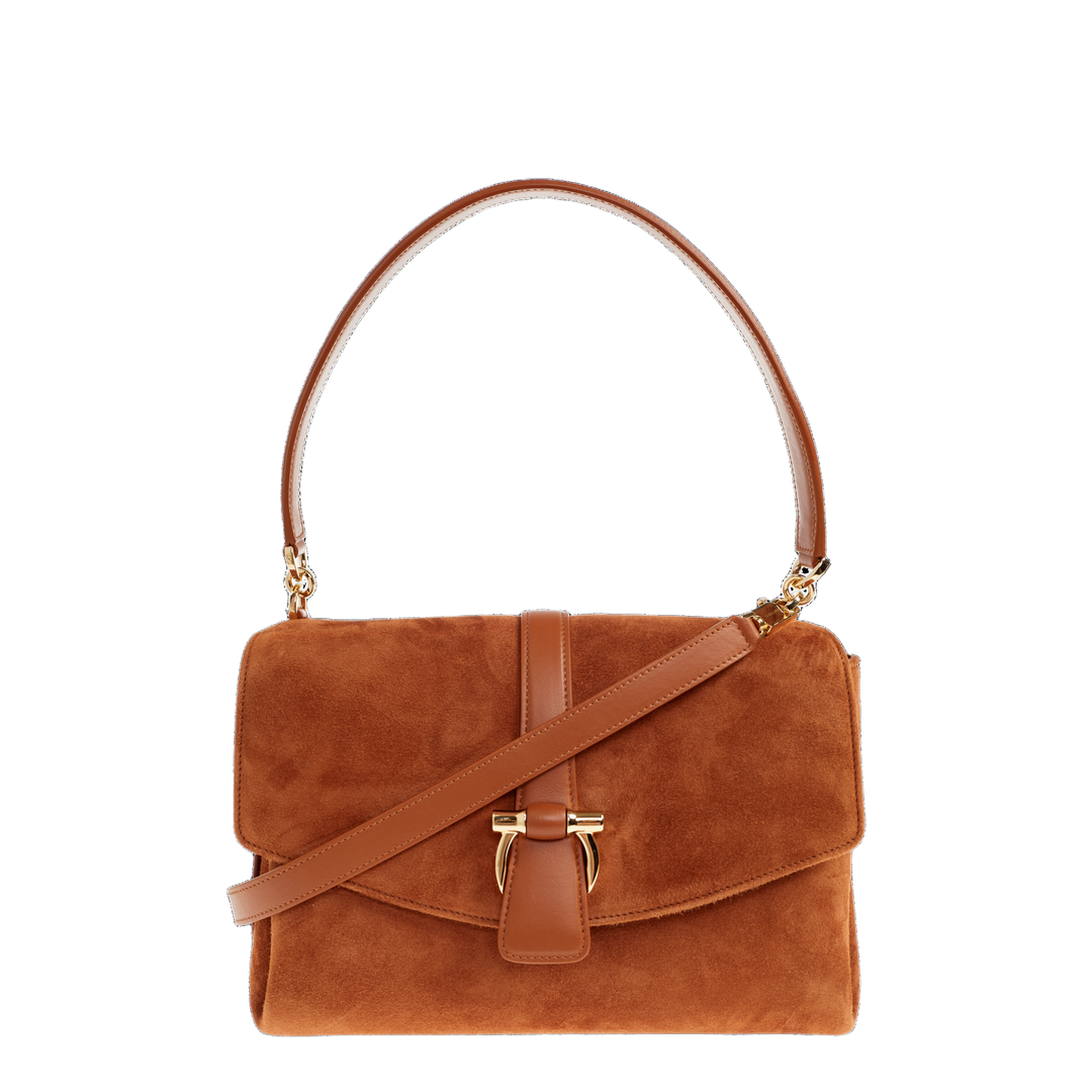 MAYFEYR - Ferragamo - Suede Shoulder Bag - 21A471THM791207NATURALERST