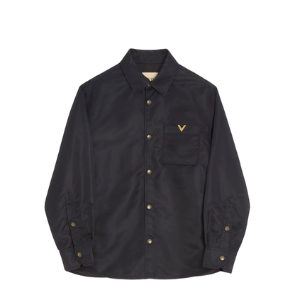 MAYFEYR - Valentino - Nylon Shirt Jacket With Vgold - VCIO06BET