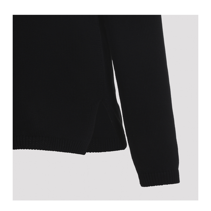 MAYFEYR - Rick Owens - Oversized Extreme V-Neck Pullover - RU01F2610KBC