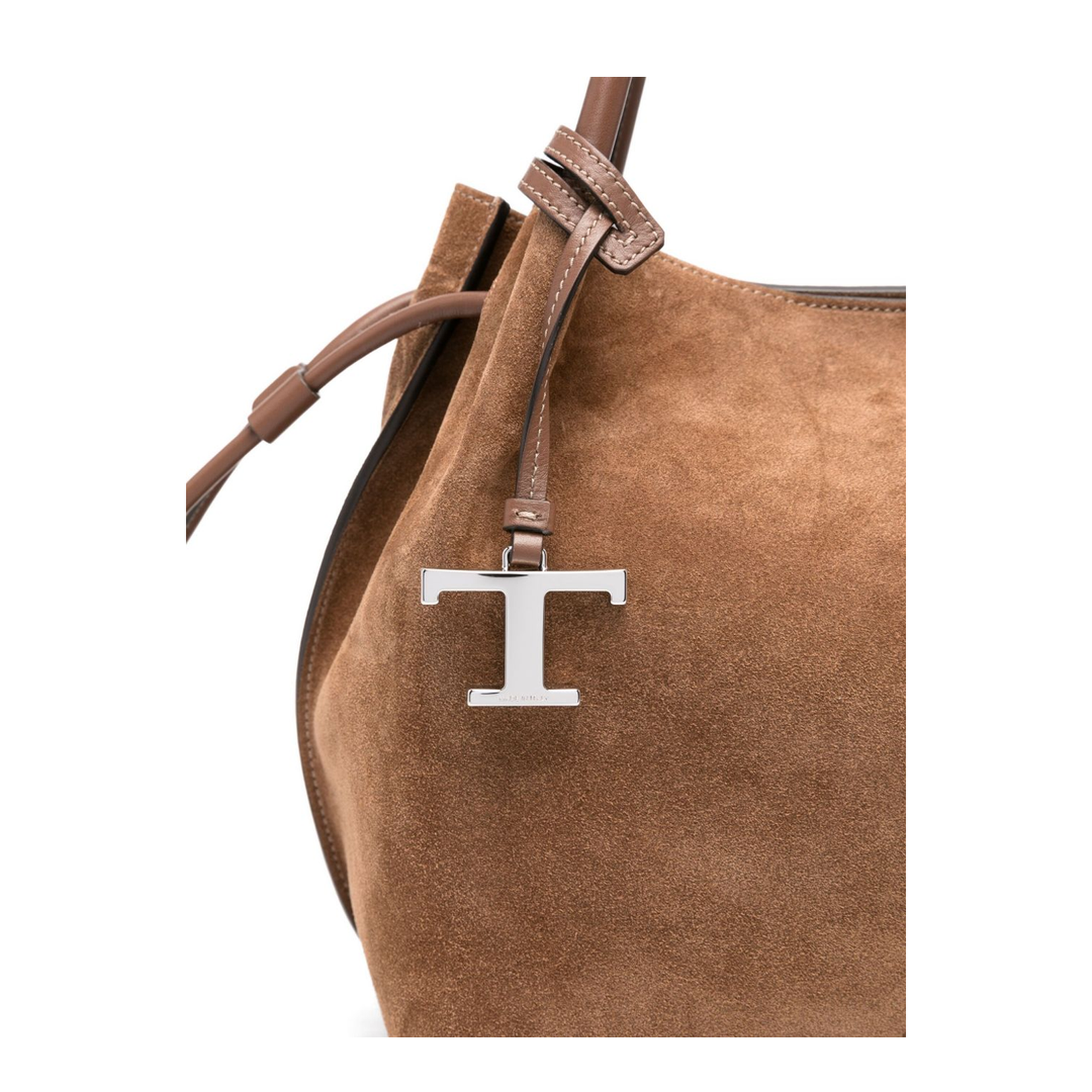 Brown Suede Handbag