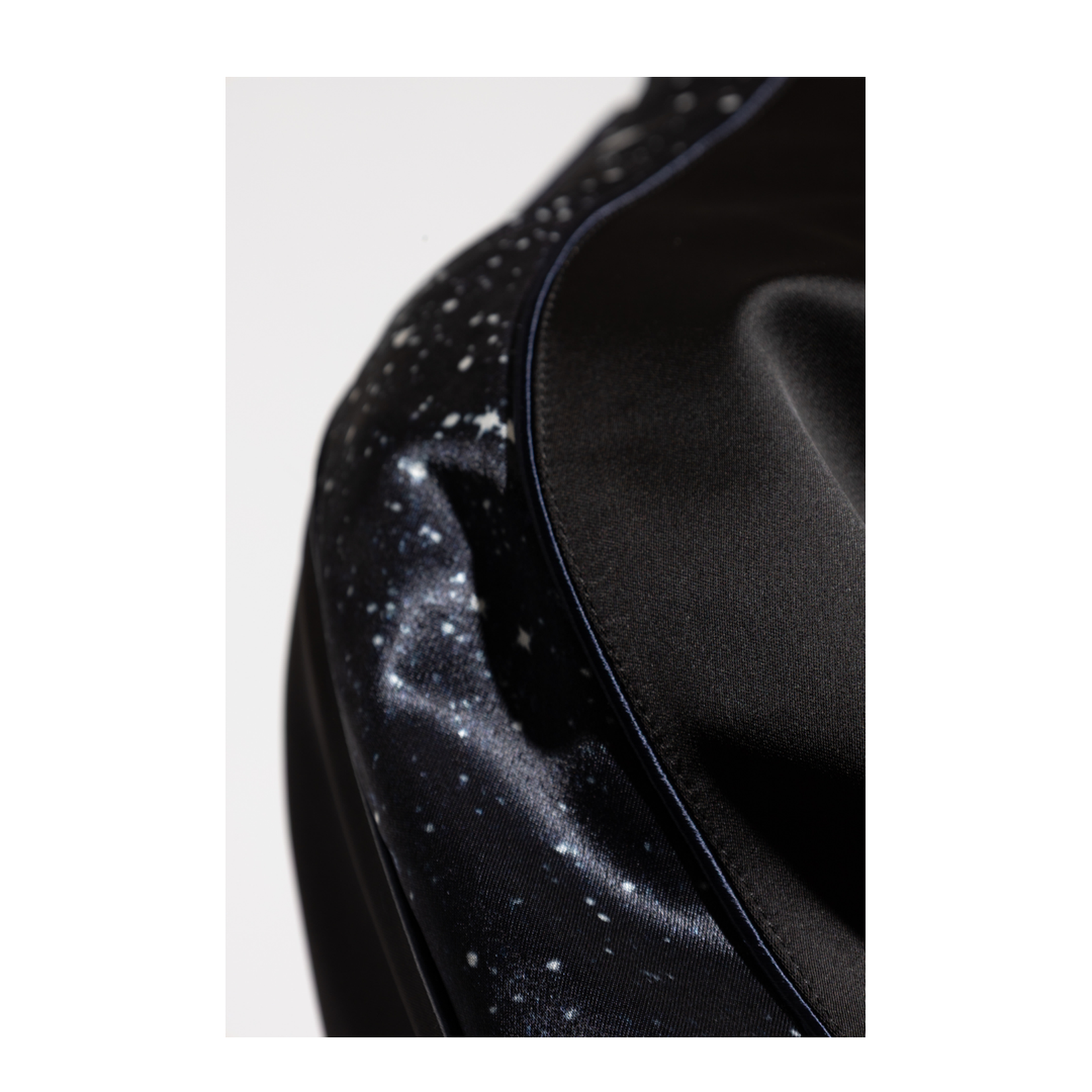 Printed Earth and Stars Bomber Jacket