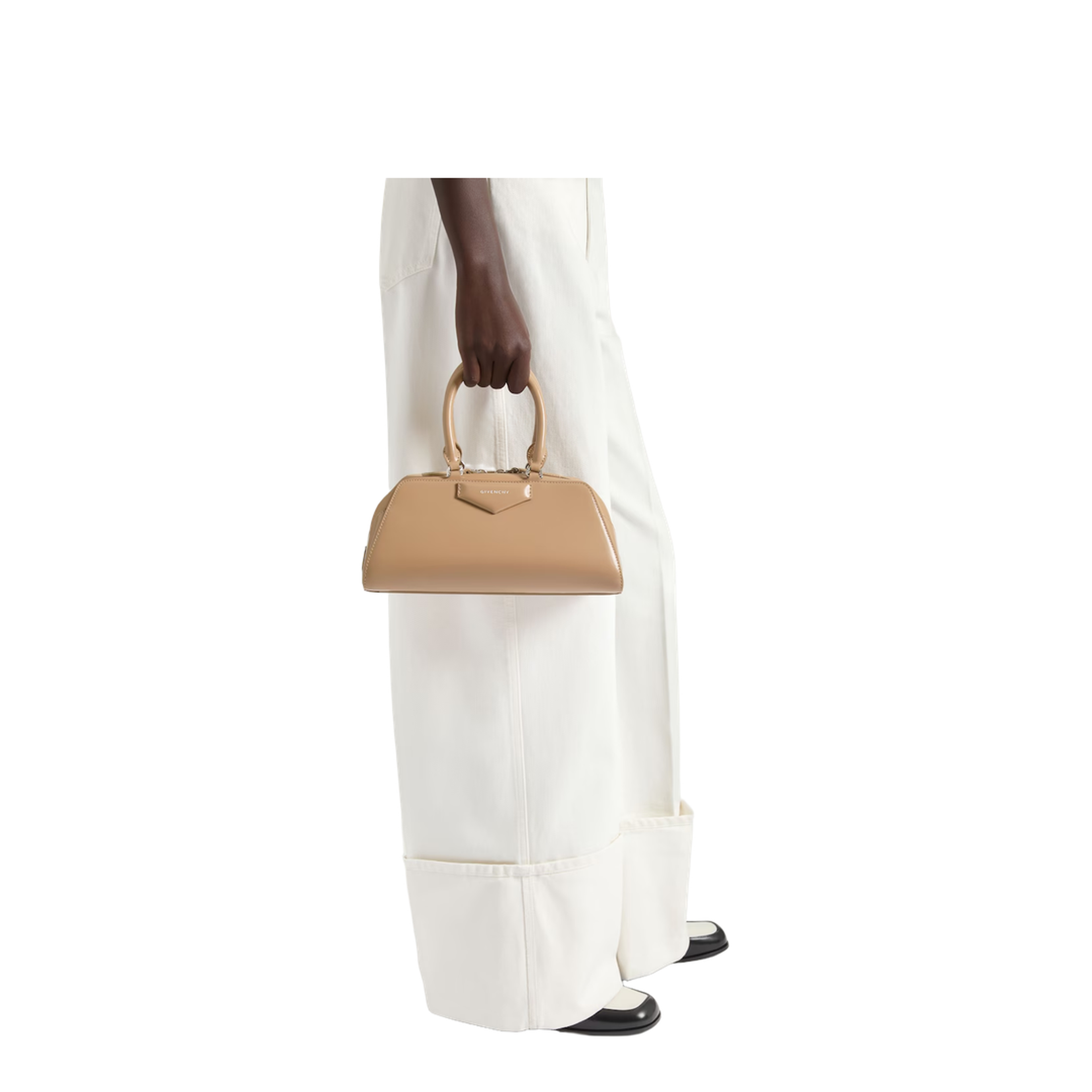 MAYFEYR - Givenchy - Beige Leather Small Antigona East-West Handbag - BB5130B2EN285