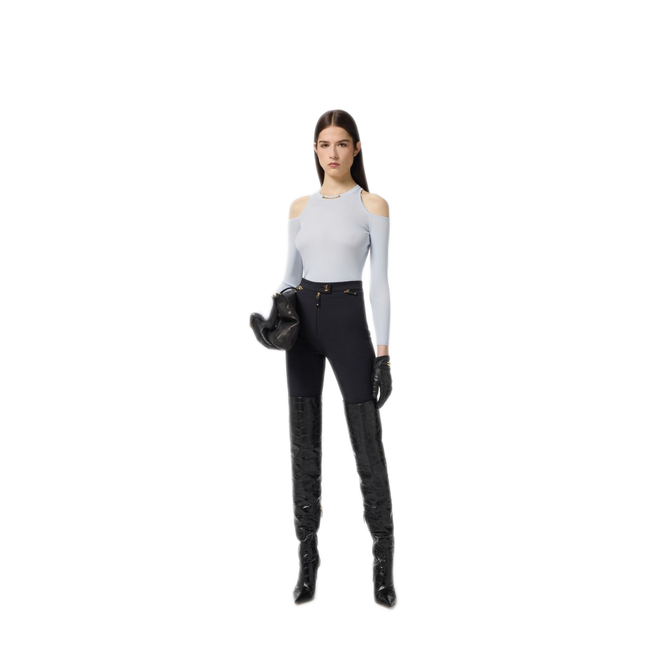 MAYFEYR - Elisabetta Franchi - Trousers - PA10856E2110