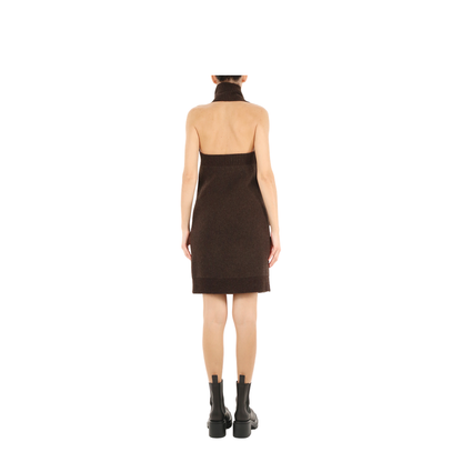 MAYFEYR - Bottega Veneta - Brown One Shoulder Dress - 676296V1DF02113