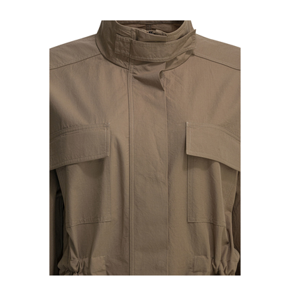 Cotton Trench Coat Brown