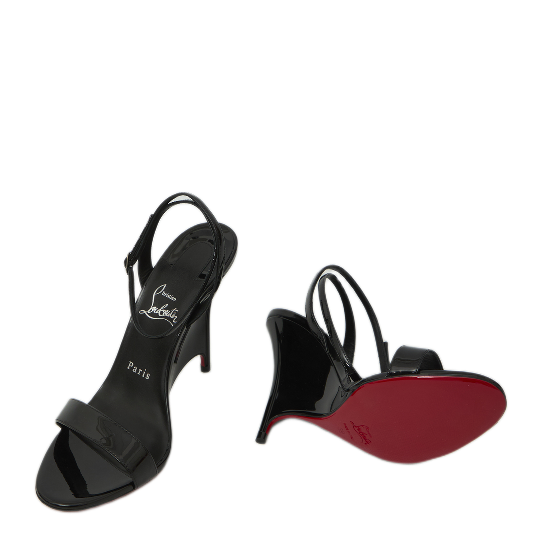 MAYFEYR - Christian Louboutin - Zeezeenella 100 Sandals - 3260057B439BLACK