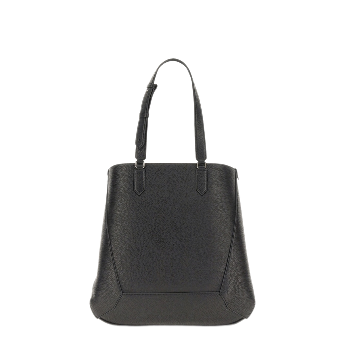 Edge Medium Calf Leather Tote - Black