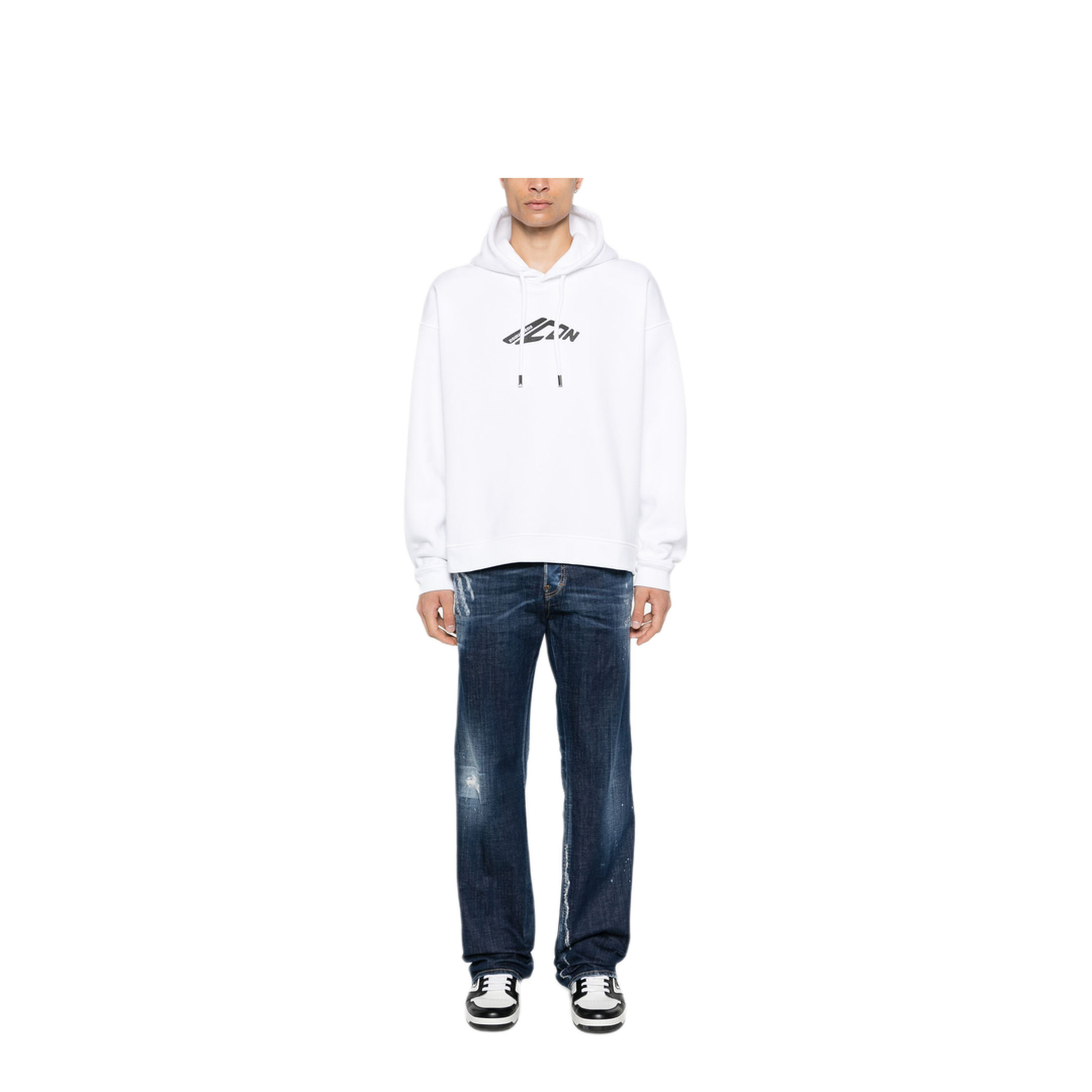 MAYFEYR - Dsquared2 - Logo-Print Hoodie - S79GU0137D25007100