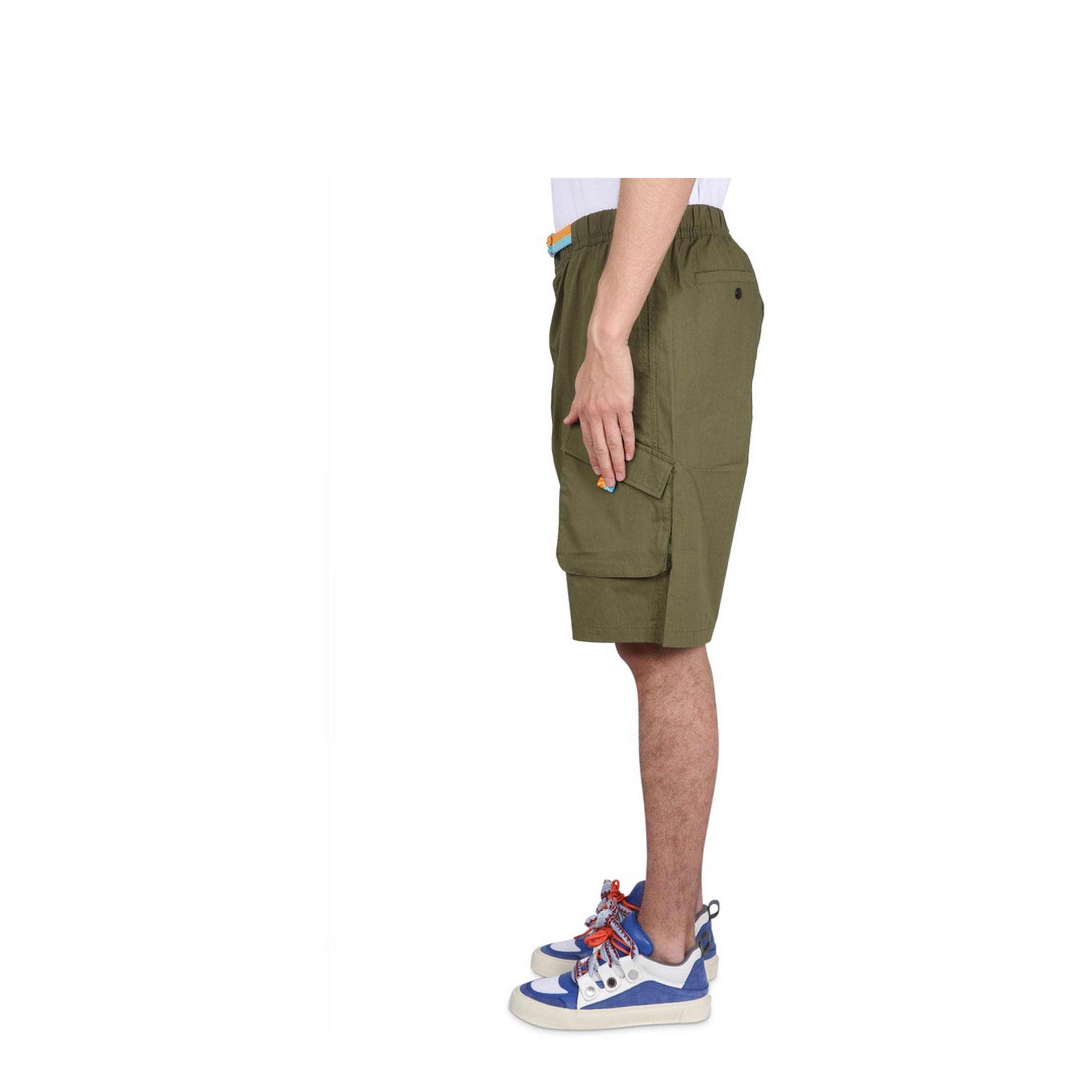 MAYFEYR - MARCELO BURLON COUNTY OF MILAN - Cargo Bermuda Cross - CMCS001S23FAB0015610