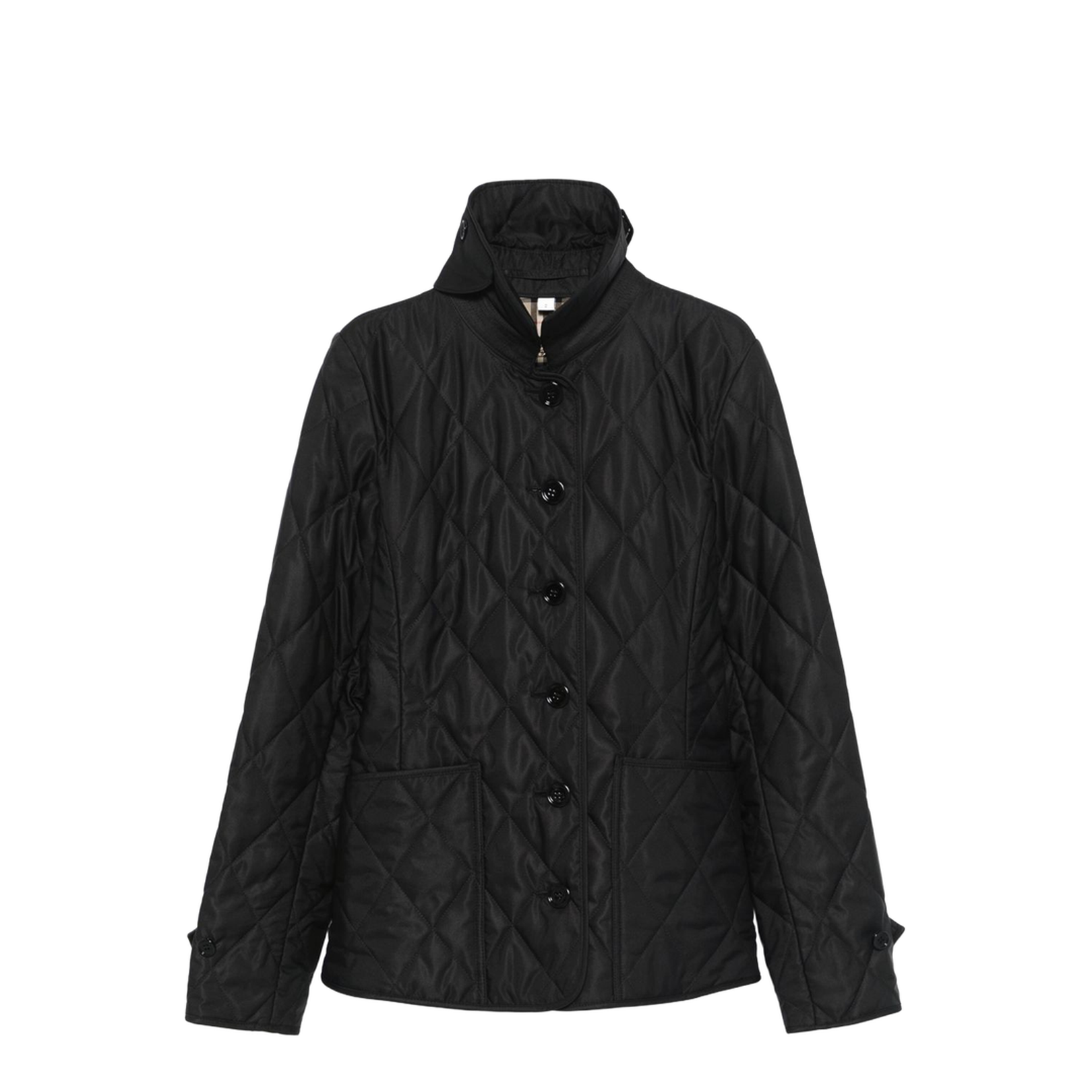 Quilted Jacket In Black