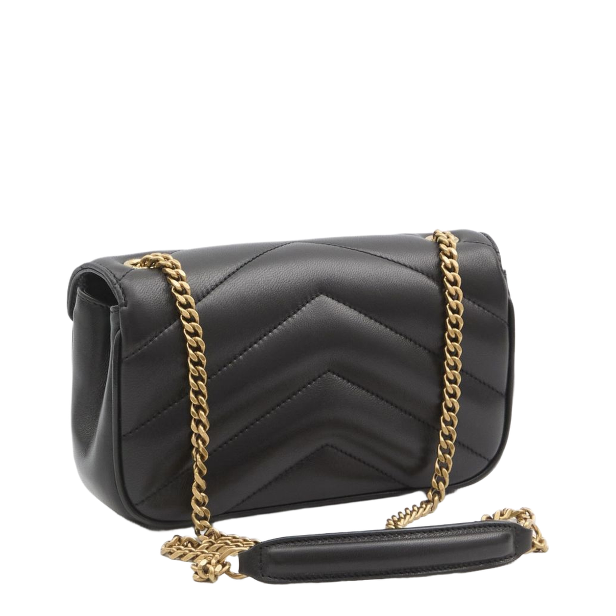 Loulou Mini Chain Bag in Black