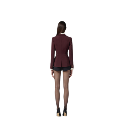 MAYFEYR - Elisabetta Franchi - Red Blazer - GI17256E2EA4