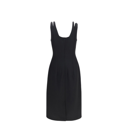 MAYFEYR - Versace - Midi Grain De Poudre Wool Dress - 10267001A177931B000