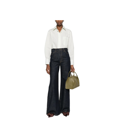 MAYFEYR - Victoria Beckham - Embroidery Cropped Shirt - 1124WSH005238A
