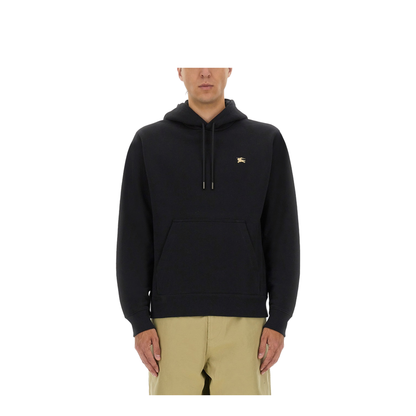 Logo Embroidered Drawstring Hoodie