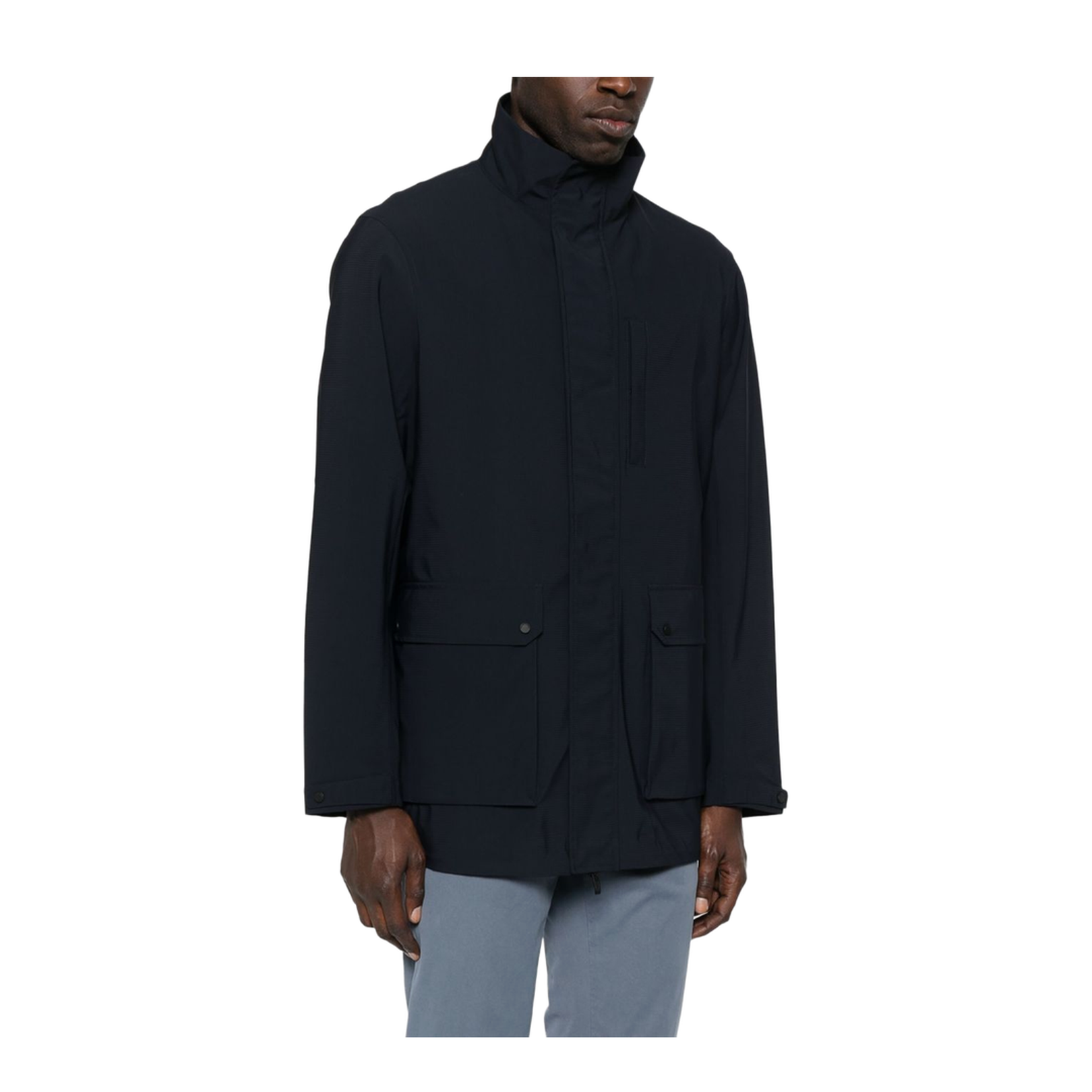 Emporio Armani Capsule Coats Blue