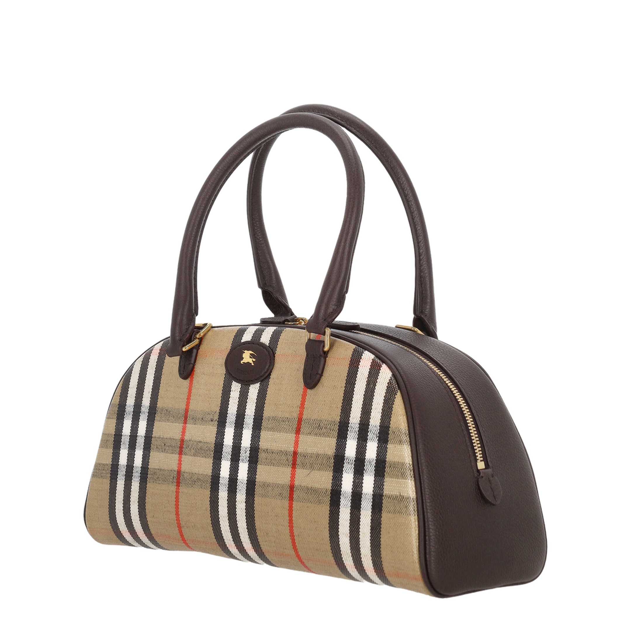 MAYFEYR - Burberry - Highlands Medium Handbag In Printed Canvas - 8117522X