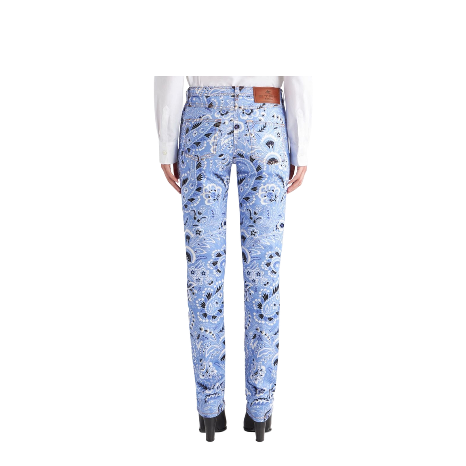 Mid-Rise Skinny Cut Denim Jeans