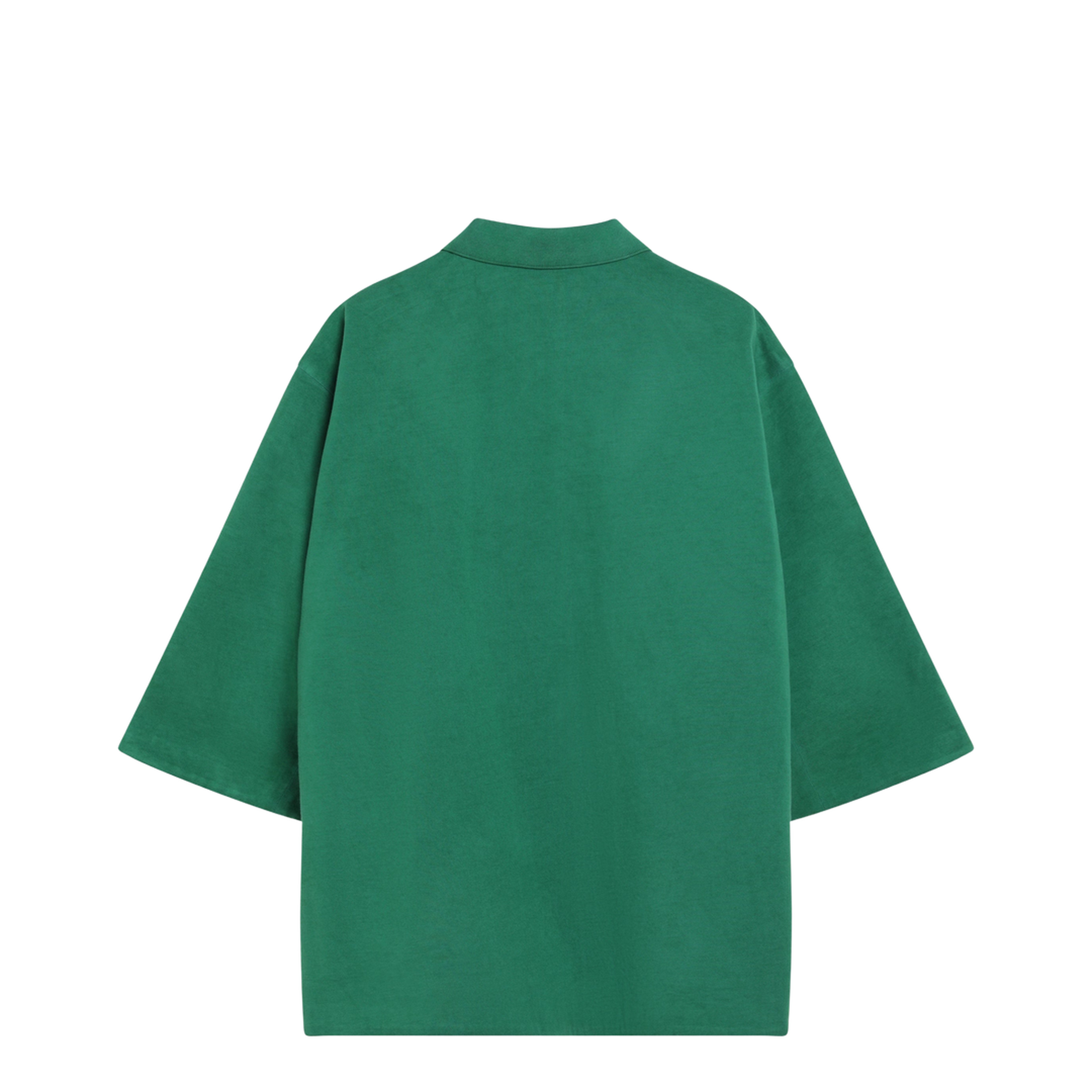 Green Camouflage Piqué Blouson