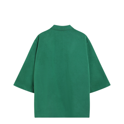Green Camouflage Piqué Blouson