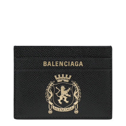 Black Leather Passport Holder