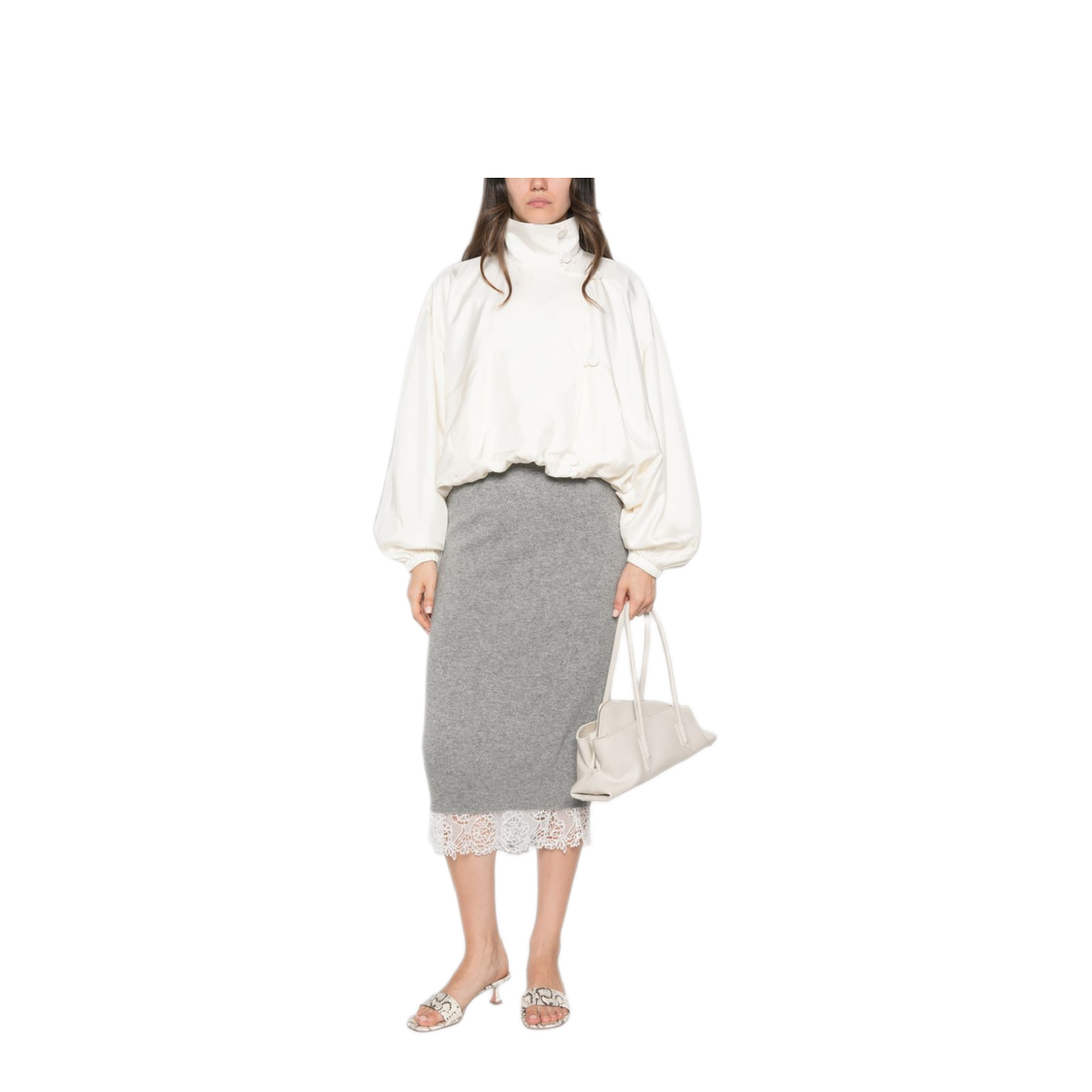 MAYFEYR - Ermanno Scervino - Skirts Grey - D492O308APPYUN1704