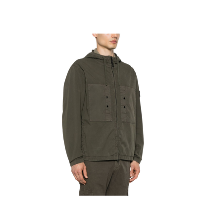 Supima Cotton Twill Stretch-TC Hooded Jacket