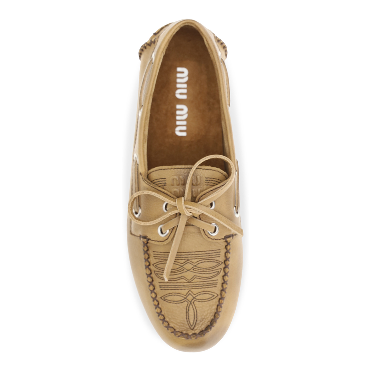 MAYFEYR - Miu Miu - Lace Up Loafers - 5D750EF005D7TF0054