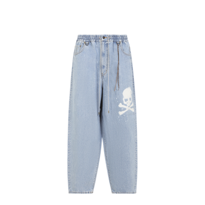 MAYFEYR - MASTERMIND JAPAN - Wide Easy Denim Pants - MJ26EE2PA020000INDIGO