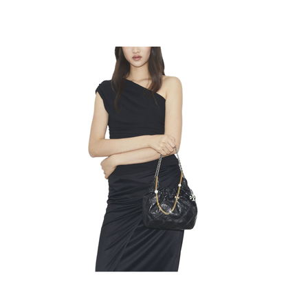Fleming Mini Leather Hobo Bag