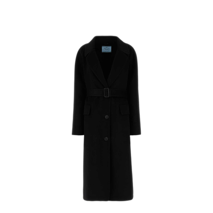 MAYFEYR - Prada - Black Wool Blend Coat - P689RHSOOO13FYF0002